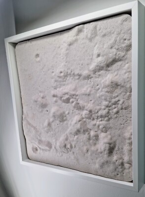 Apollo 17 Landeplatz 3D-gedrucktes akustisch wirksames Wandbild Mondoberfläche