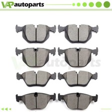 Front & Rear Brake Pads For 01-06 BMW 330Ci 330i 330Xi M3 X3 Z4 Ceramic 8pcs/set