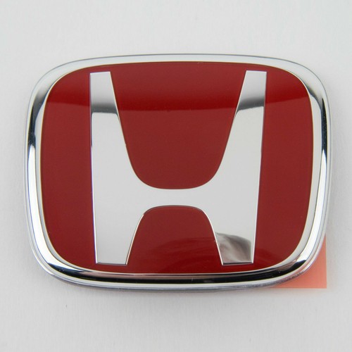 GENUINE STYLE FRONT RED 75700TV8E01 EMBLEM BADGE FOR MODEL AS LISTED - Picture 1 of 3