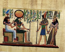 Egyptian Papyrus Painting