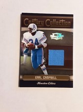 Earl Campbell   Donruss Threads SP #/250   Century Collection 2006  Hall of Fame