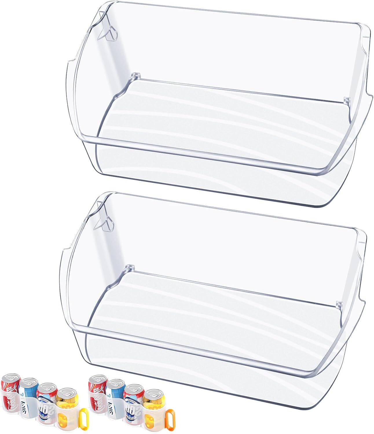 2PACK 242079701 Refrigerator Door Bin Shelf Replacement For Frigidaire Door Bin