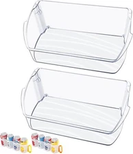 2PACK 242079701 Refrigerator Door Bin Shelf Replacement For Frigidaire Door Bin