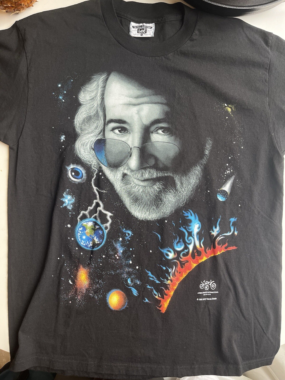 90s Vintage Jerry Garcia Grateful Dead T-Shirt Large by JUREK NWOT