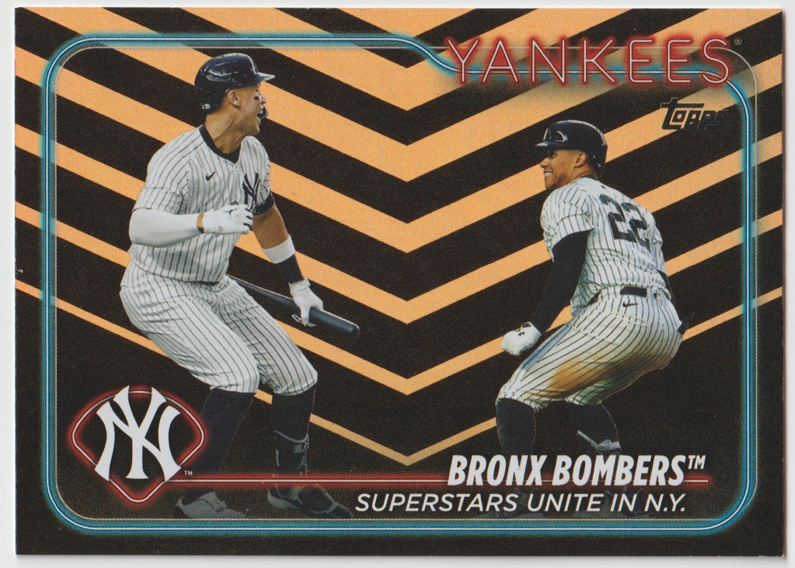 2024 Topps Holiday Foil Aaron Judge Juan Soto NY Yankees Card US181