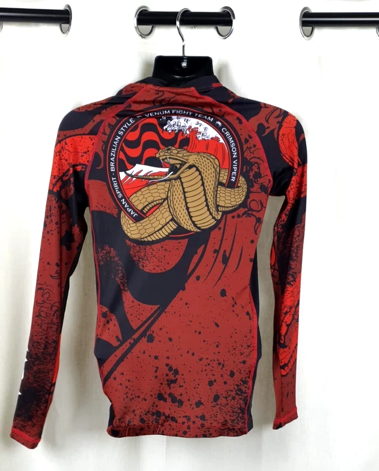 Venum Absolute Crimson Viper Rashguard Manga Larga Talla L CR055 CC 03 Foto 2 de 4