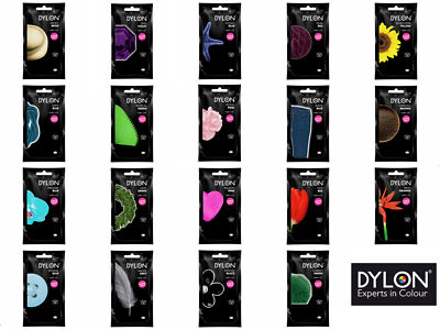 DYLON  50g Handfärbung - Stofffarbe oder Salz - alle Farben - Kleiderfarbe