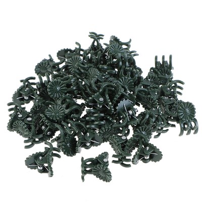50Pcs Plant Fix Clips Orchid Stem Vine Support Flowers Tied Branch C.AP