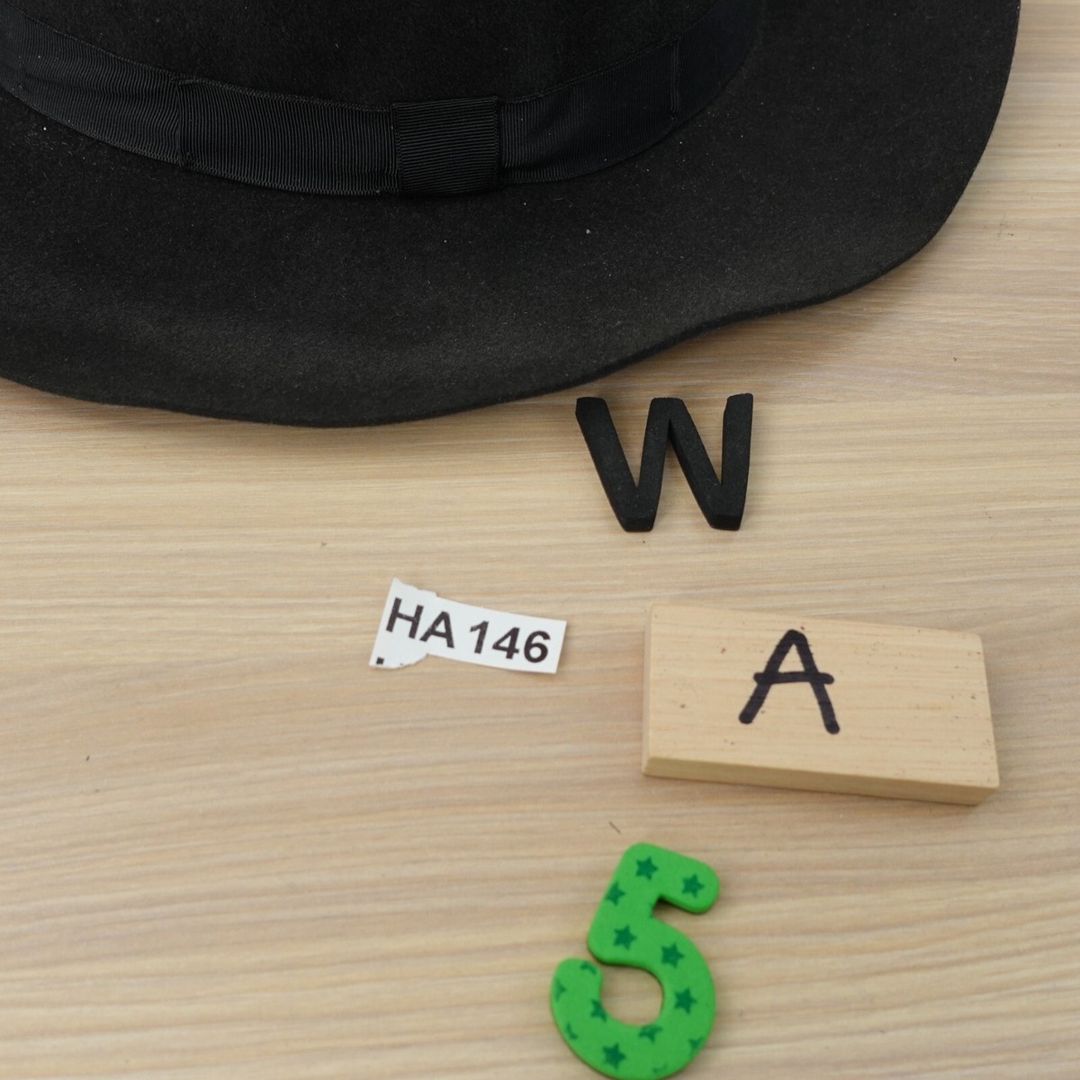 Italian Black Fedora‎ Womens Hat Large Fur Felt Western Cowgirl FIORENTINO ITALY Womens Felt Cowgirl Hat Black Large Fur Fedora Western  main image 2