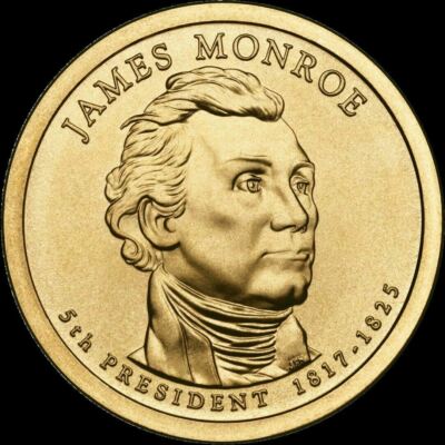 2008 James Monroe Presidential $1 Dollar Uncirculated - Mint Roll FREE SHIP
