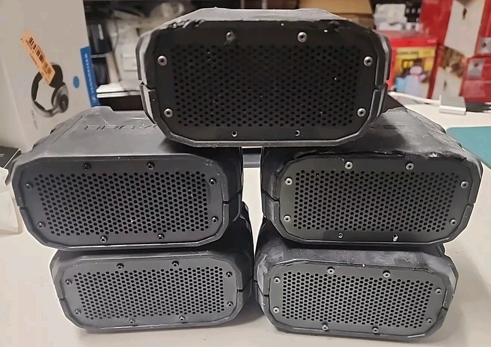 Lot 5x Braven BRV-1 Portable Bluetooth Waterproof Speakers NO POWER - AS IS READ - Image 3 of 4