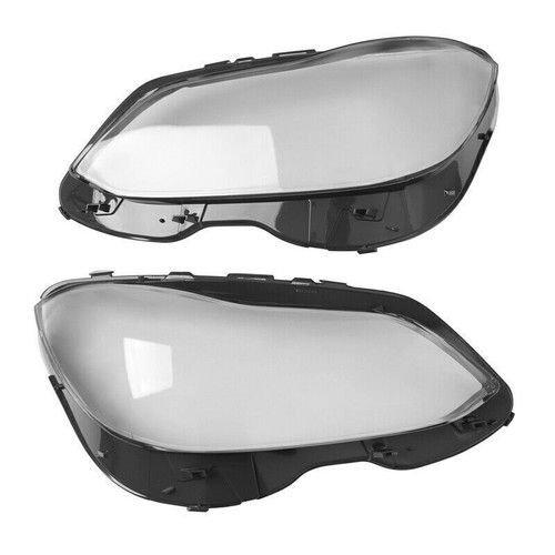 For 2014 015 Mercedes-Benz E Class W212 Headlight Headlamp Lens Cover Cap PAIR - Foto 7 di 11