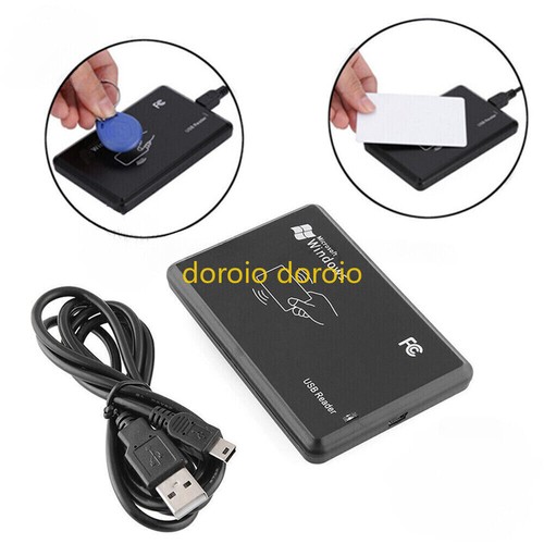 13.56MHz/125KHz USB RFID Smart IC/ID Card Reader NFC Read&Write | eBay