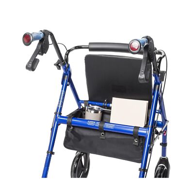 Drive Medical Hugo Elite Rollator Walker with Seat, Backrest and