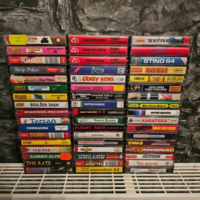 Commodore 64 Spiele - Auswählen & Auswählen - Multi Listing - Rabbit, Ocean & More