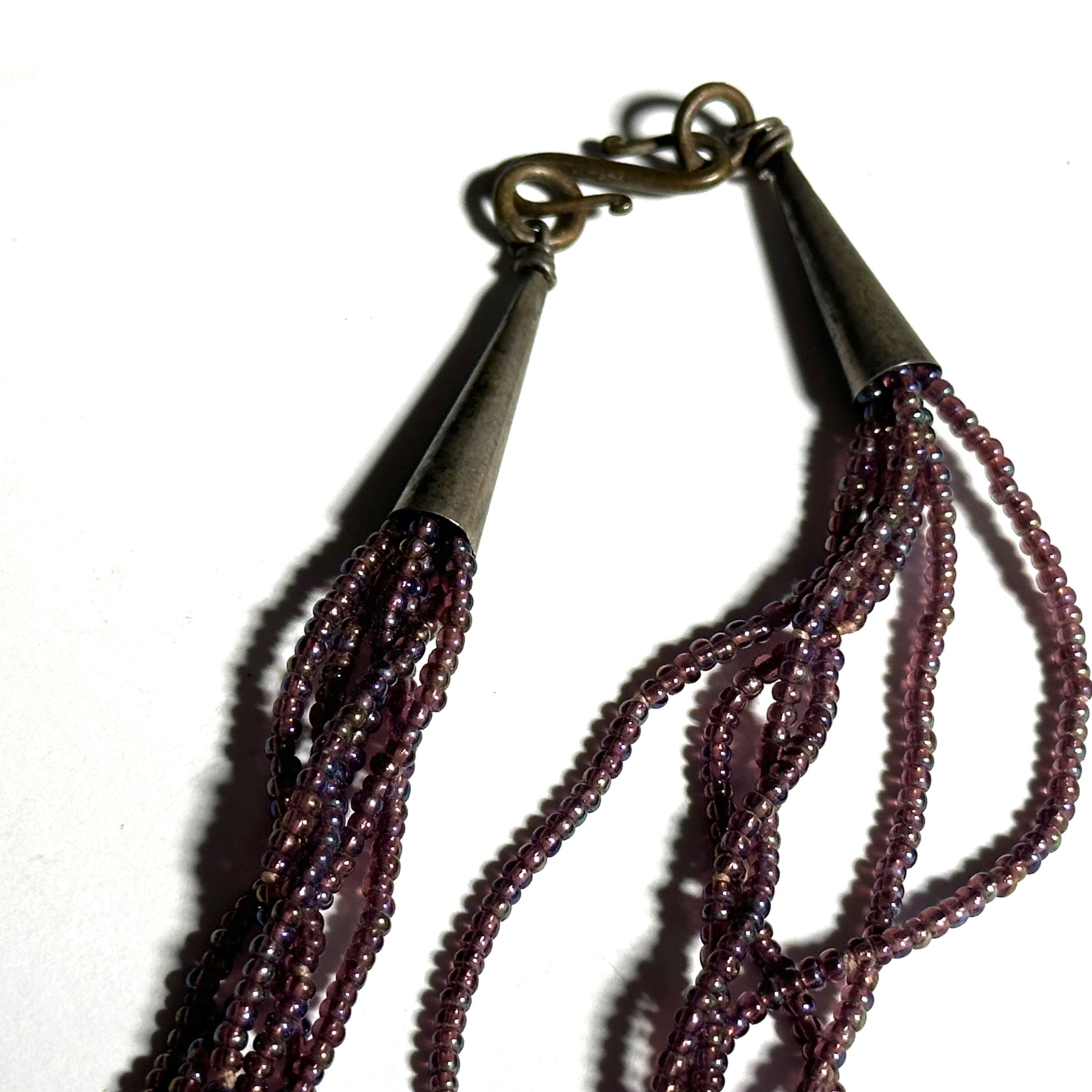 Dramatic Whimsigoth Statement Necklace Layered Be… - image 3