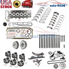 N54 Engine Rebuild Overhaul Gasket Kit Pistons Rings Bearings Timing Kit For BMW