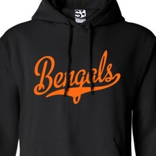 Bengals Script HOODIE | High School Sports Team Spirit Jersey Hooded Sweatshirt