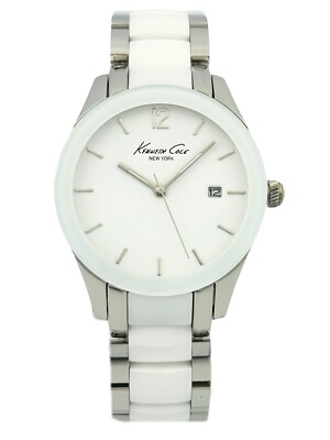 Kenneth Cole KC4761 Ladies Bicolour White Ceramic-StainlessSteel