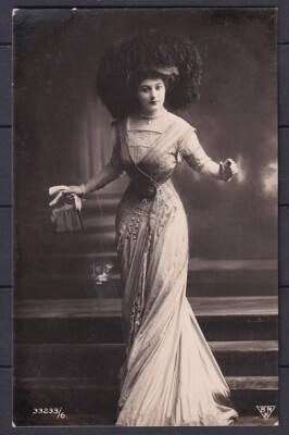 g3238/ Denmark Photo Postcard 1913 # Women in Dress with Special Hat | eBay
