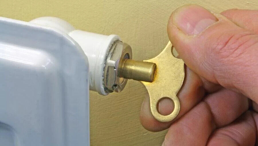 Radiator Brass Bleed Bleeding Key Keys Venting Air Valve 4mm