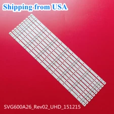 10Pcs Vizio E60U-D3 Backlight LED Strips Full Set SVG600A26_Rev02_UHD_151215