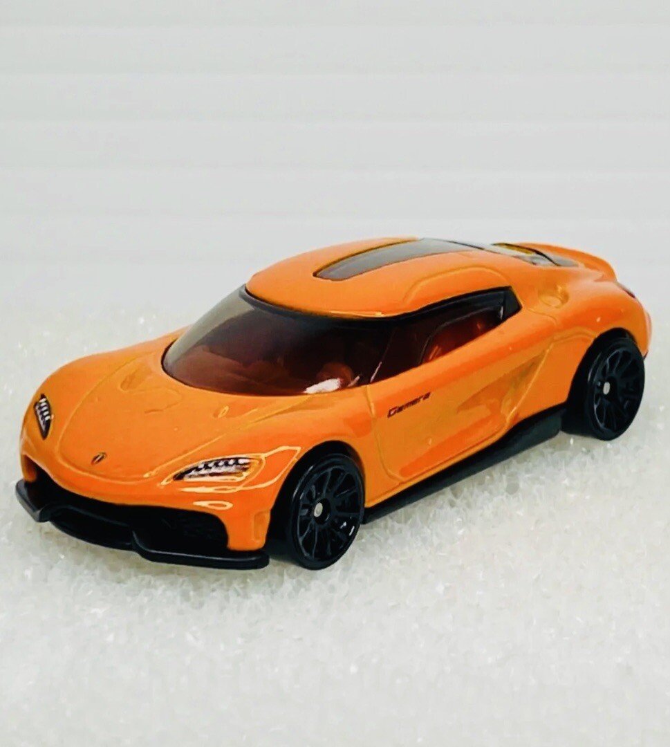 2022 Hot Wheels Koenigsegg Gemera 138/250 Orange HW Turbo 8/10 - New Loose
