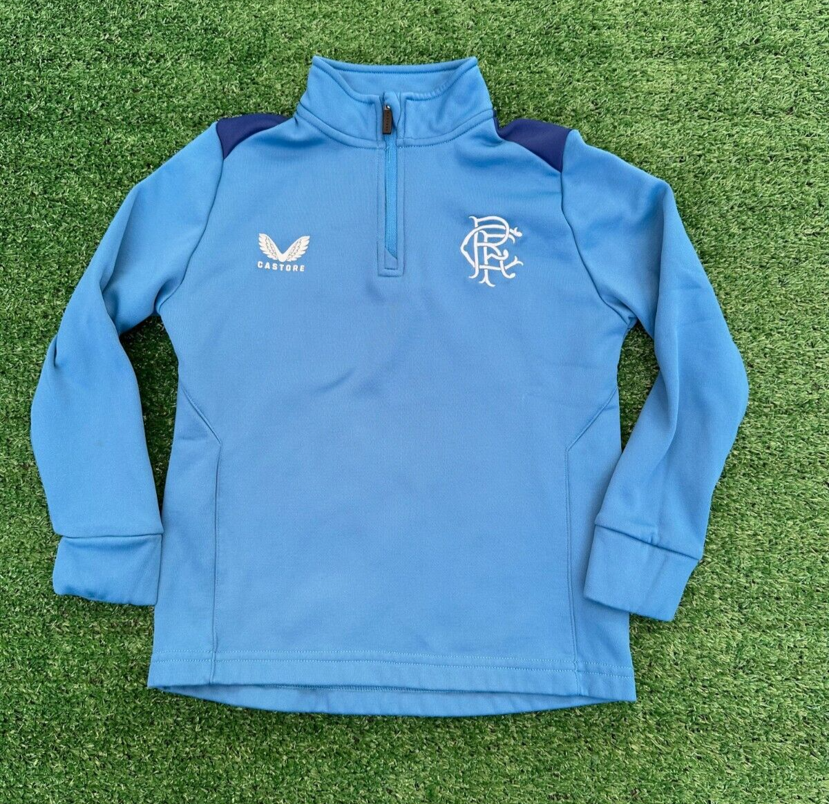 Clothing Castore Rangers Fc Kit Rangers FC 3/4 Zip Pullover Jumper