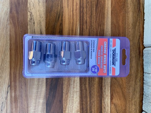 Wheel Nut | 7/16-20 Standard Mag | 2-Pieces | Chrome | Steel New - Picture 4 of 8