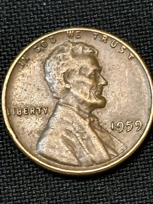 RARE 1959 Penny EAR Error? No Mint Mark “L” in Liberty Rim Error