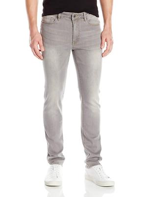 Reaction Kenneth Cole Men's Grey Stretch Slim Bleeker Jeans NEW
