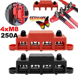 Fosoloni 2 Stück 12V-48V DC Sammelschienen Verteilerblock Stromverteilungsblock Batteriesystem