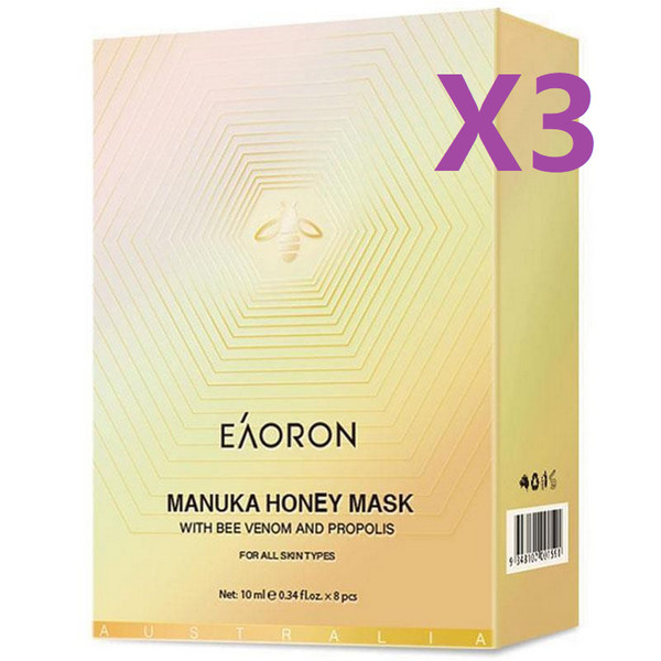 Mascarilla de miel Eaoron Manuka 8 cápsulas de 10 ml (a granel x3)