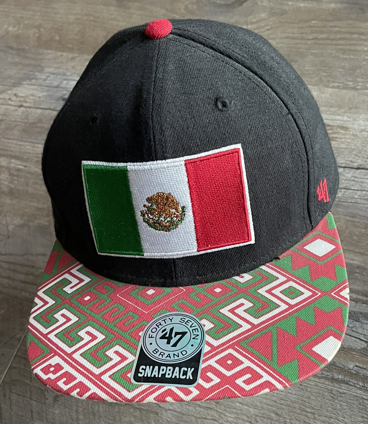 Forty Seven ‘47 Brand Rare MEXICO FLAG Snapback Hat C… Gem