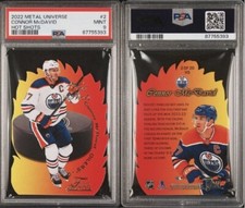 Connor McDavid PSA 9 HOT SHOTS 2022-23 NHL HOCKEY Skybox Metal Universe #2 of 20