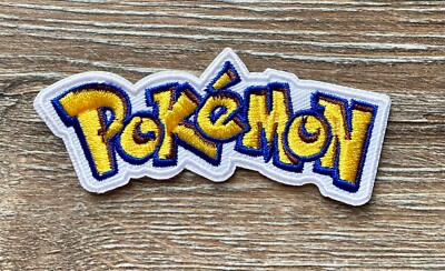 Pokemon PATCH Aufnäher Bügelbild Pikachu Comic Serie Japan Zeichentrick Logo