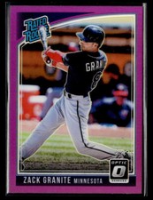 2018 Donruss Optic #62 Zack Granite Purple Rookie card