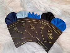 5 Vintage Robert D Buckner Satin Pocket Squares, Freeman  Ison Harrodsburg KY