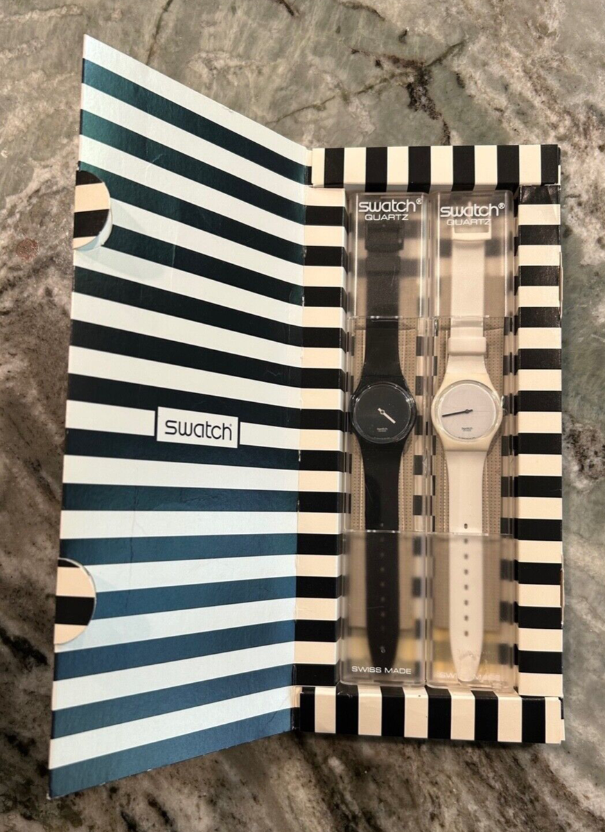 swatch　white&black Swatch Special - White Hours & Black Minutes – GZS10 - 1995