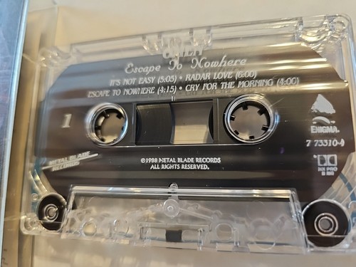 Omen - Escape To Nowhere US Metal Blade/Enigma cassette 1987 HEAVY metal OOP - Picture 3 of 7