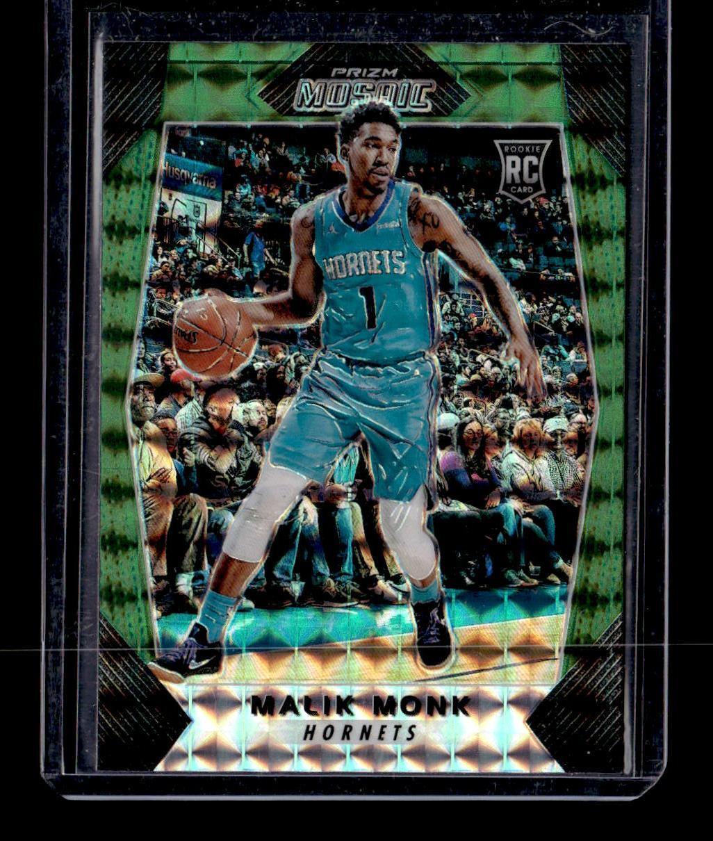 2017-18 Panini Mosaic #36 Malik Monk Green