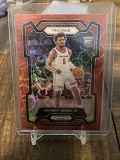 2024-25 Panini Prizm Draft Picks - Bronny James #86 Red Scope Prizm /88 (RC)