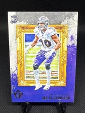 2020 Panini Chronicles Gridiron Kings Malik Harrison RC Baltimore Ravens #GK-18