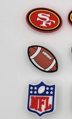 New San Francisco 49ers 3 Piece Croc Charm Set