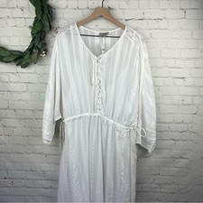 ASOS DESIGN CURVE NWT Lace Insert Midi Dress with Lace Up Front size 18