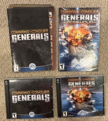 Command & Conquer: Generals (PC, 2003) Complete + Zero Hour expansion pack