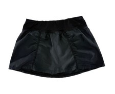 Champion Girl's Skort Athletic Tennis Skirt Black with Attached Shorts L 10/12