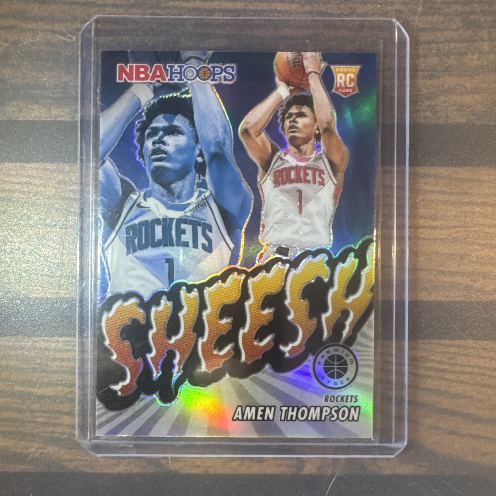 2023-24 Panini Nba Hoops  - Sheesh Amen Thompson #4 Silver Prizm (RC)