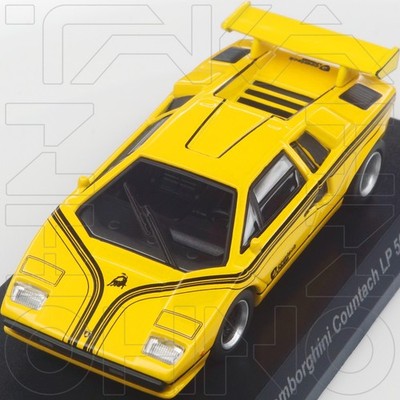 Lamborghini Countach LP500R 1977 KYOSHO 1:64 COLLECTION 6 Yellow post miura MIB