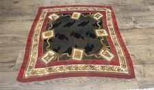 Unique Vtg Liz Claiborne Sheer Square Polyester Scarf 34"x34"